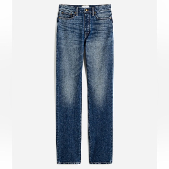 Alexa Chung for Madewell High-Rise Straight Jean in Allendale Wash NWT size 28 - Picture 6 of 15